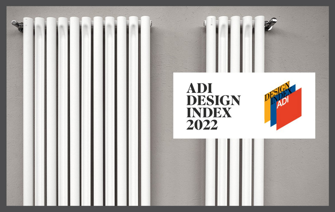 Graziano vince la selezione per il premio Compasso d’Oro ADI Design Index 2022 con il termoarredo « Iperbole ».